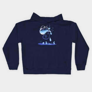 Water Bunnies Kids Hoodie